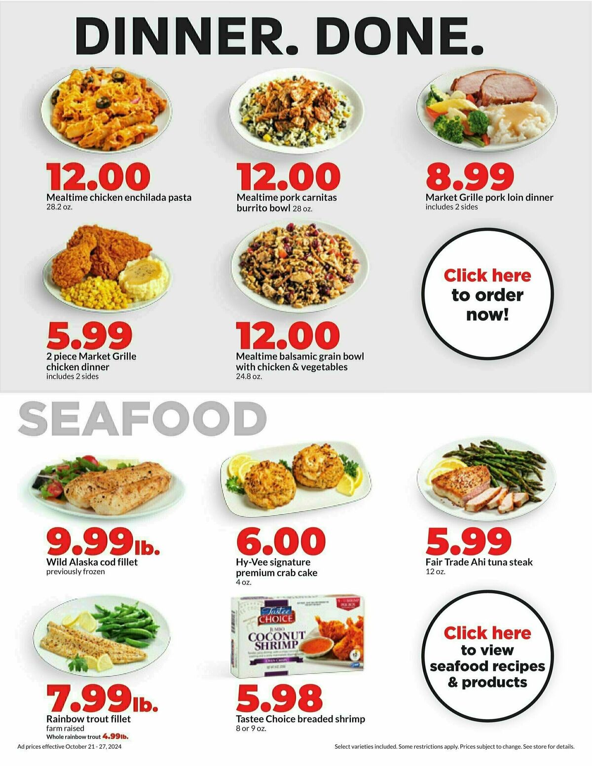 Hy-Vee Weekly Ad from October 21