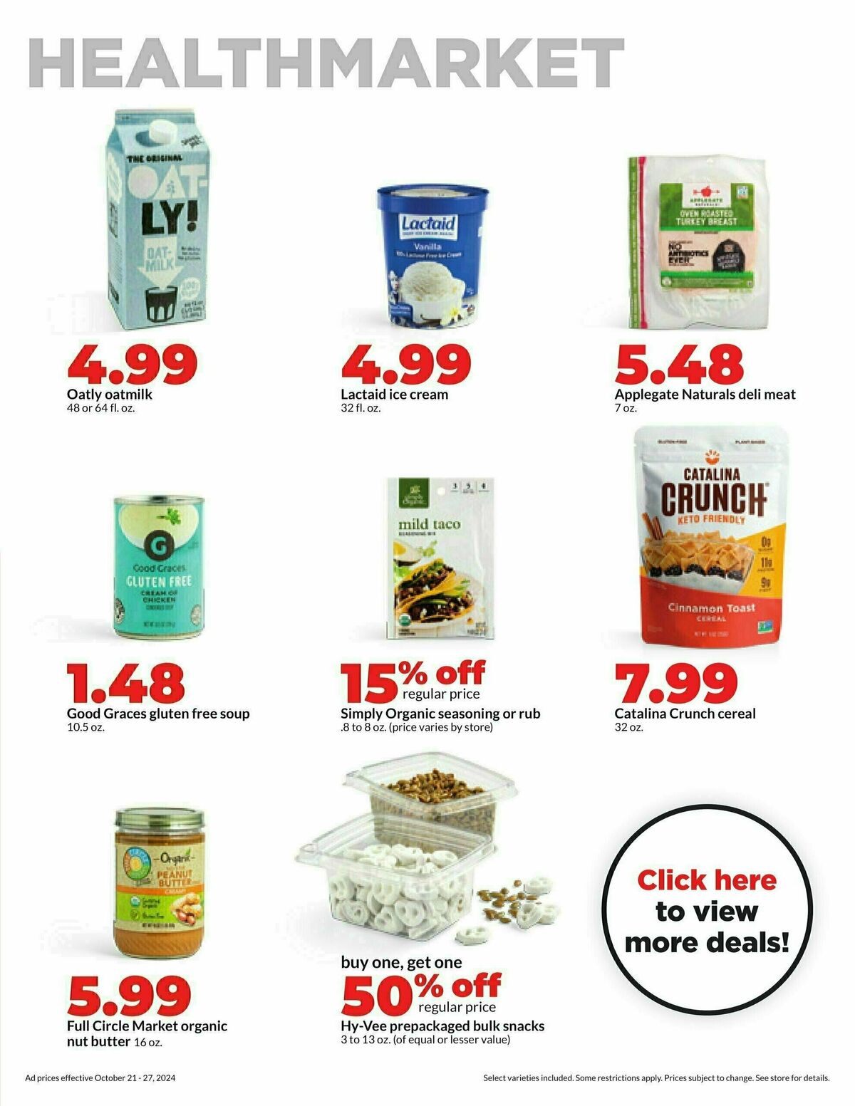 Hy-Vee Weekly Ad from October 21