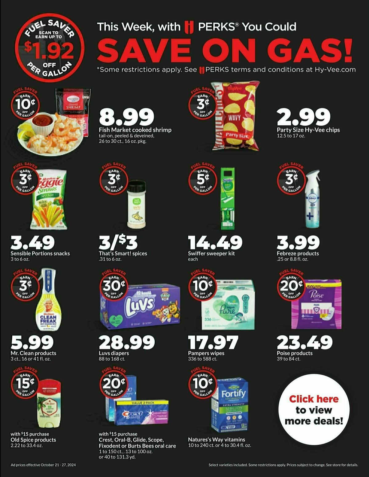 Hy-Vee Weekly Ad from October 21