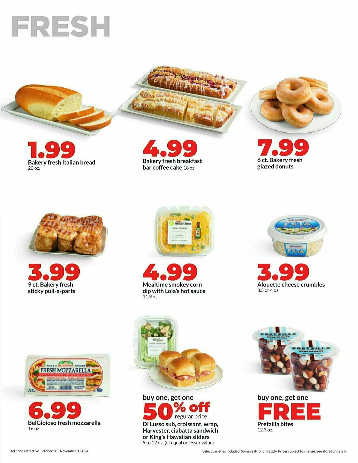 Hy-Vee Weekly Ad from October 28