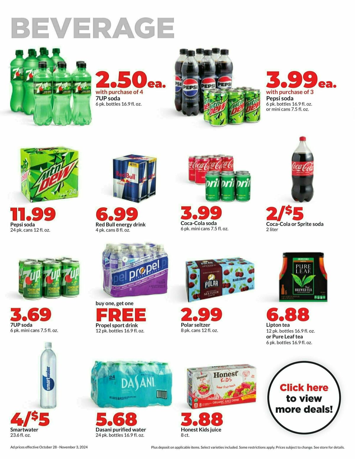 Hy-Vee Weekly Ad from October 28