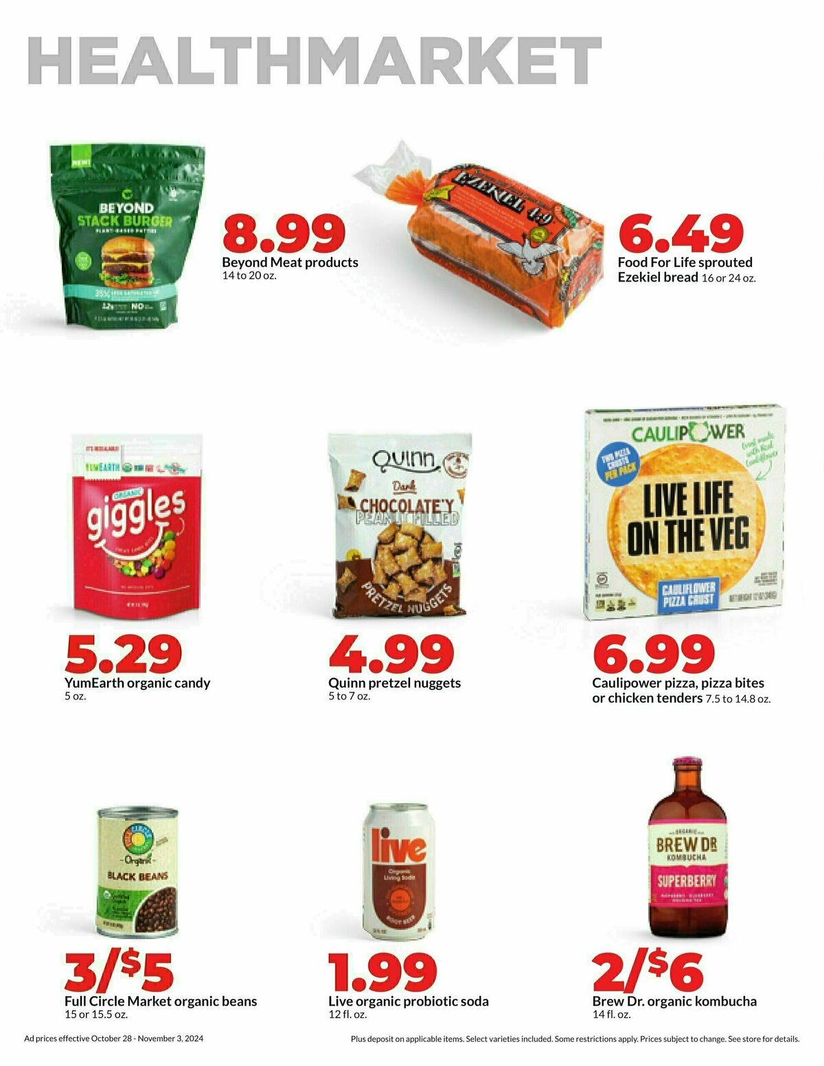 Hy-Vee Weekly Ad from October 28