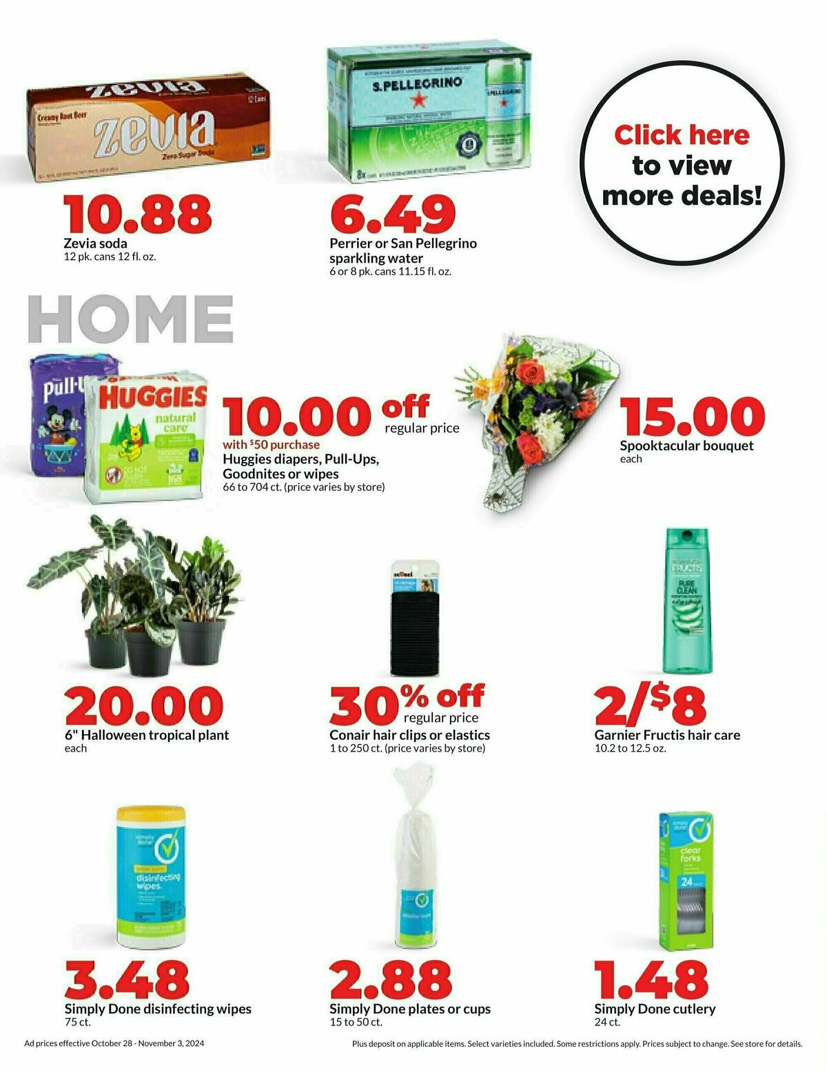 Hy-Vee Weekly Ad from October 28