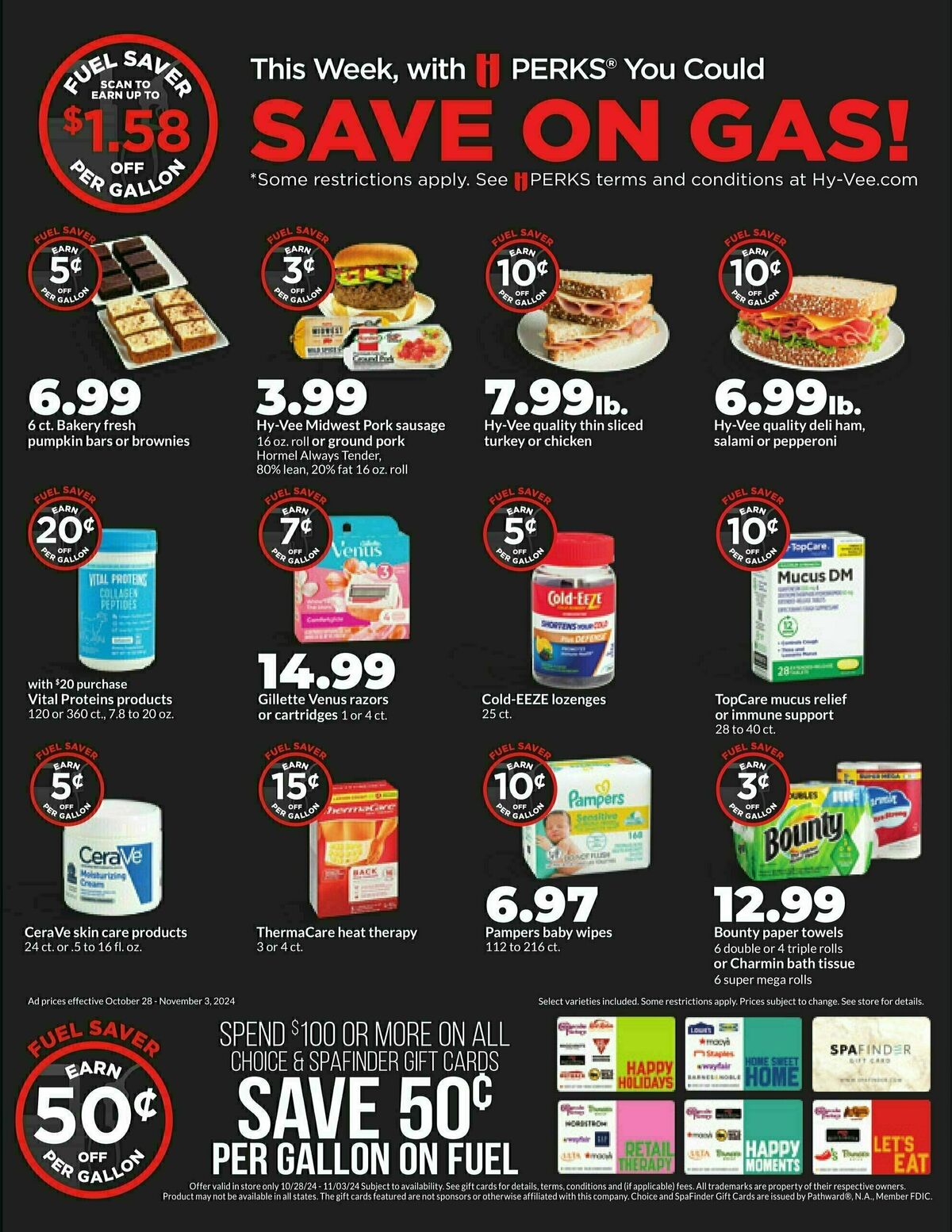 Hy-Vee Weekly Ad from October 28