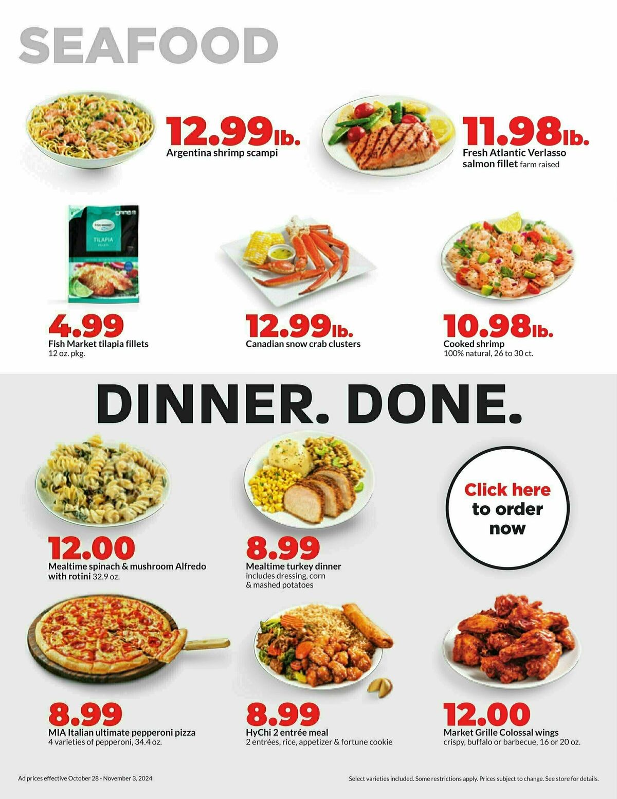 Hy-Vee Weekly Ad from October 28