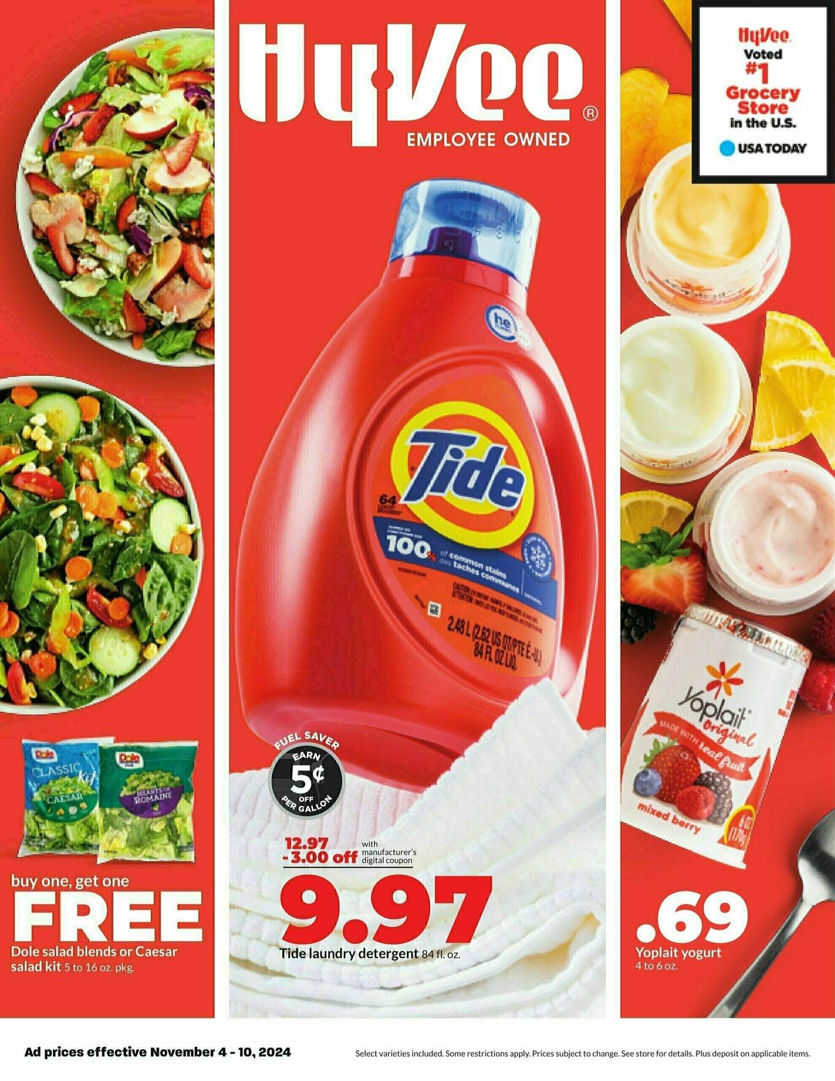 Hy-Vee Weekly Ad from November 4