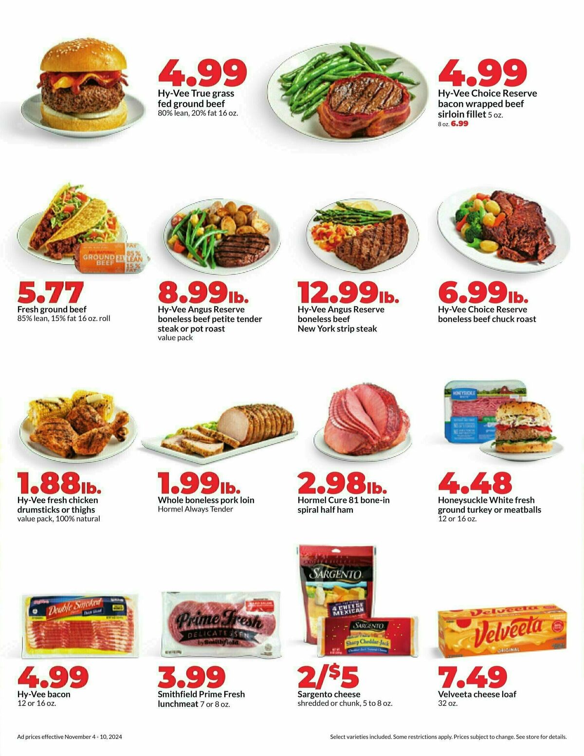 Hy-Vee Weekly Ad from November 4