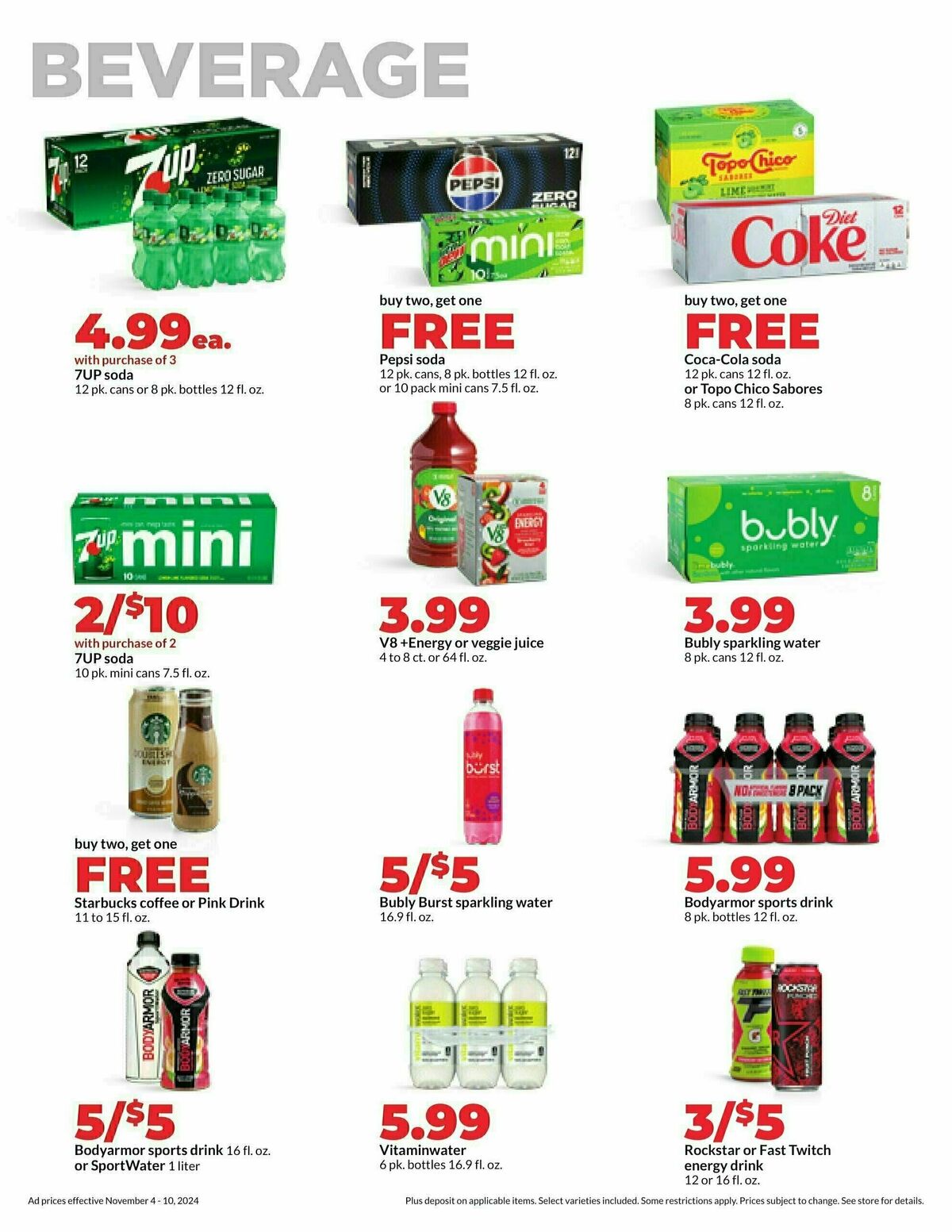 Hy-Vee Weekly Ad from November 4