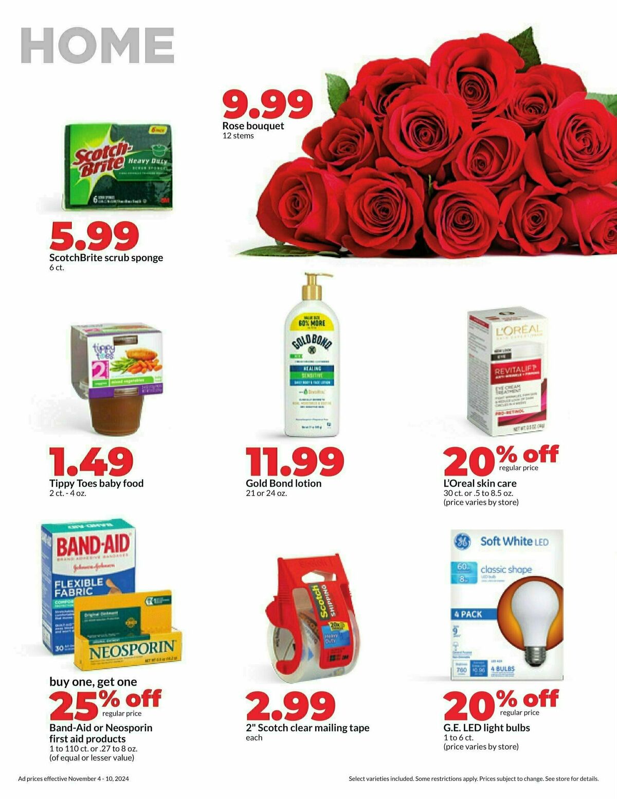 Hy-Vee Weekly Ad from November 4