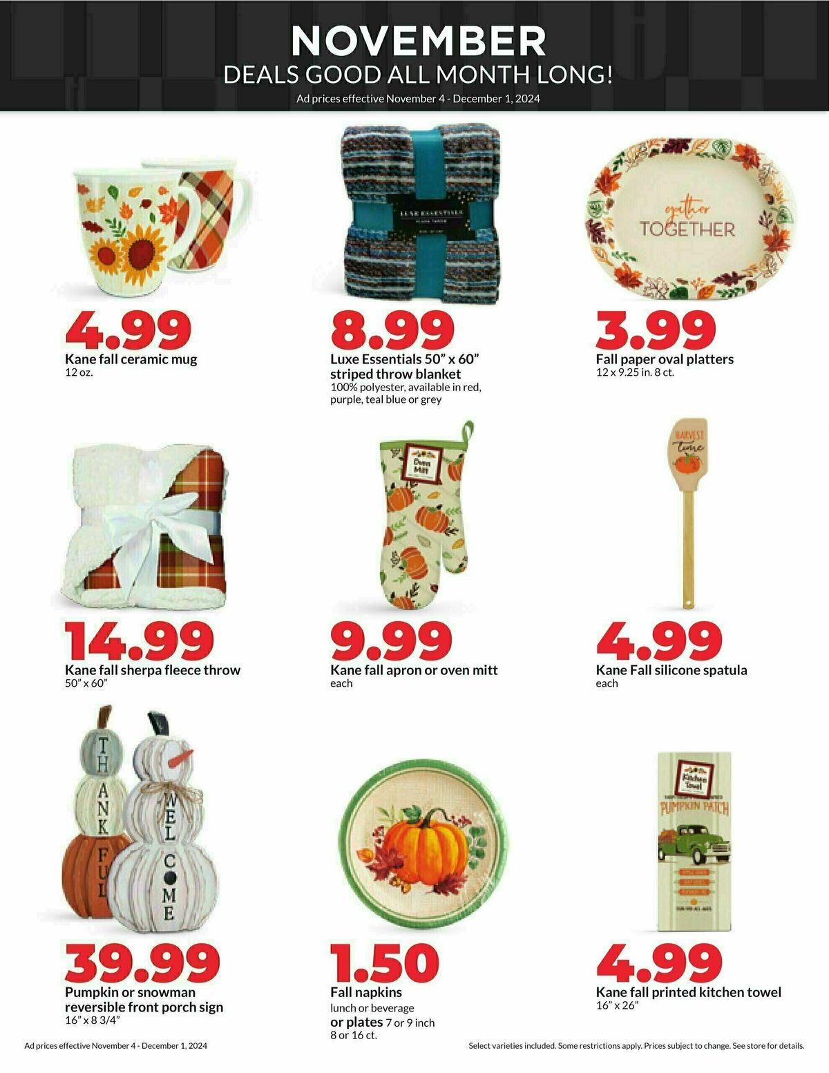 Hy-Vee Weekly Ad from November 4