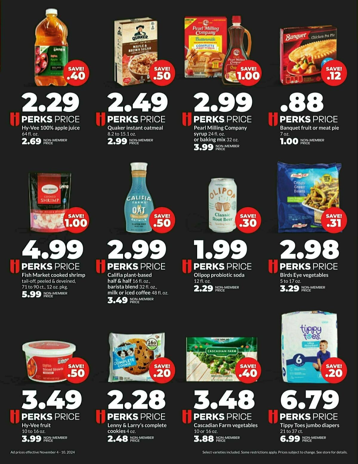 Hy-Vee Weekly Ad from November 4