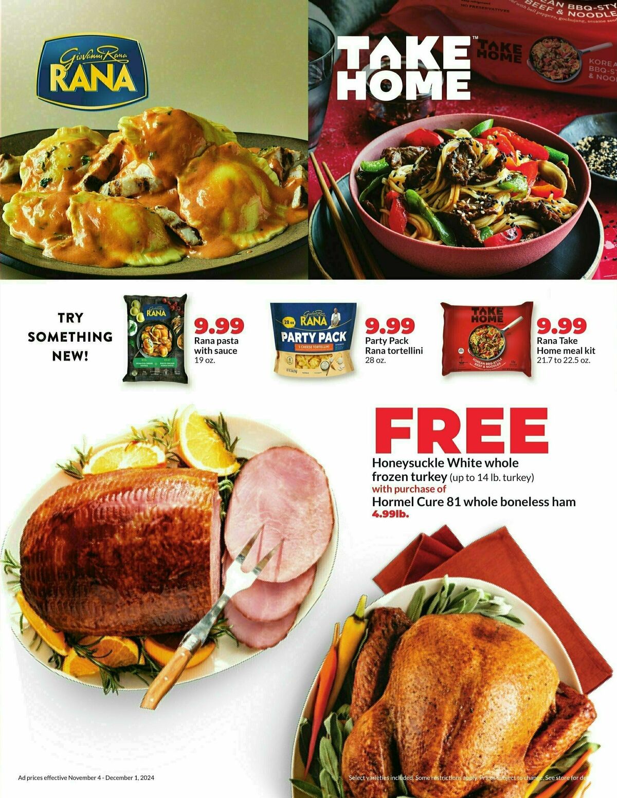 Hy-Vee Weekly Ad from November 4