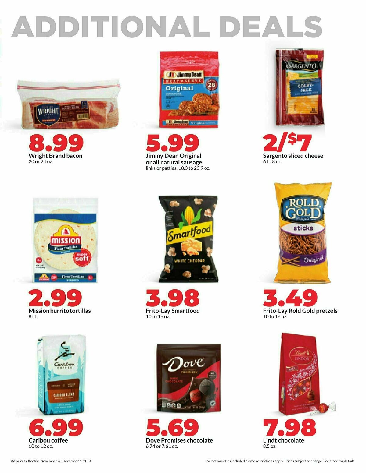 Hy-Vee Weekly Ad from November 4