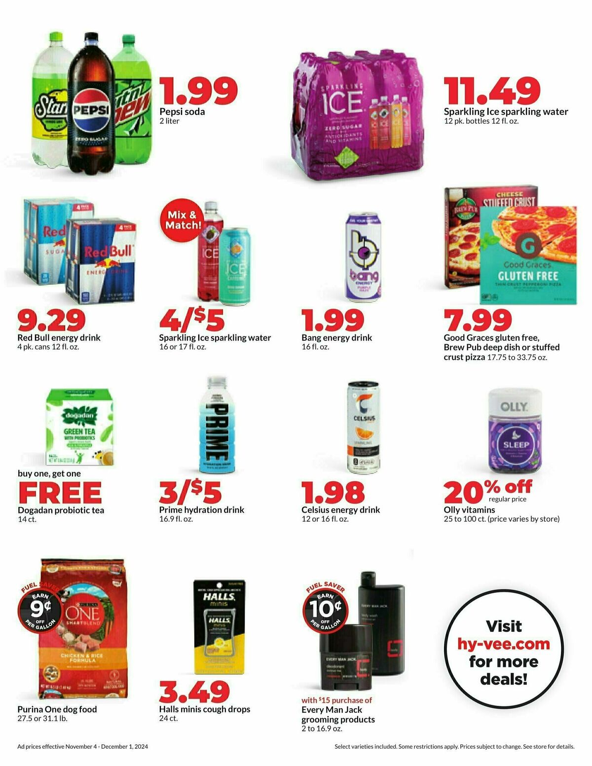 Hy-Vee Weekly Ad from November 4