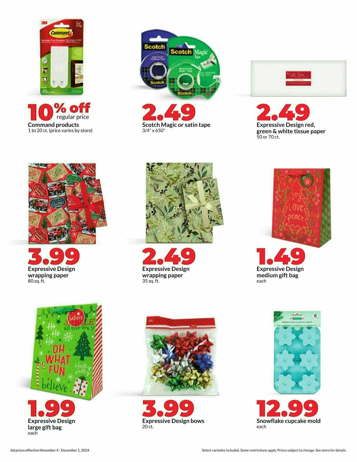 Hy-Vee Weekly Ad from November 4