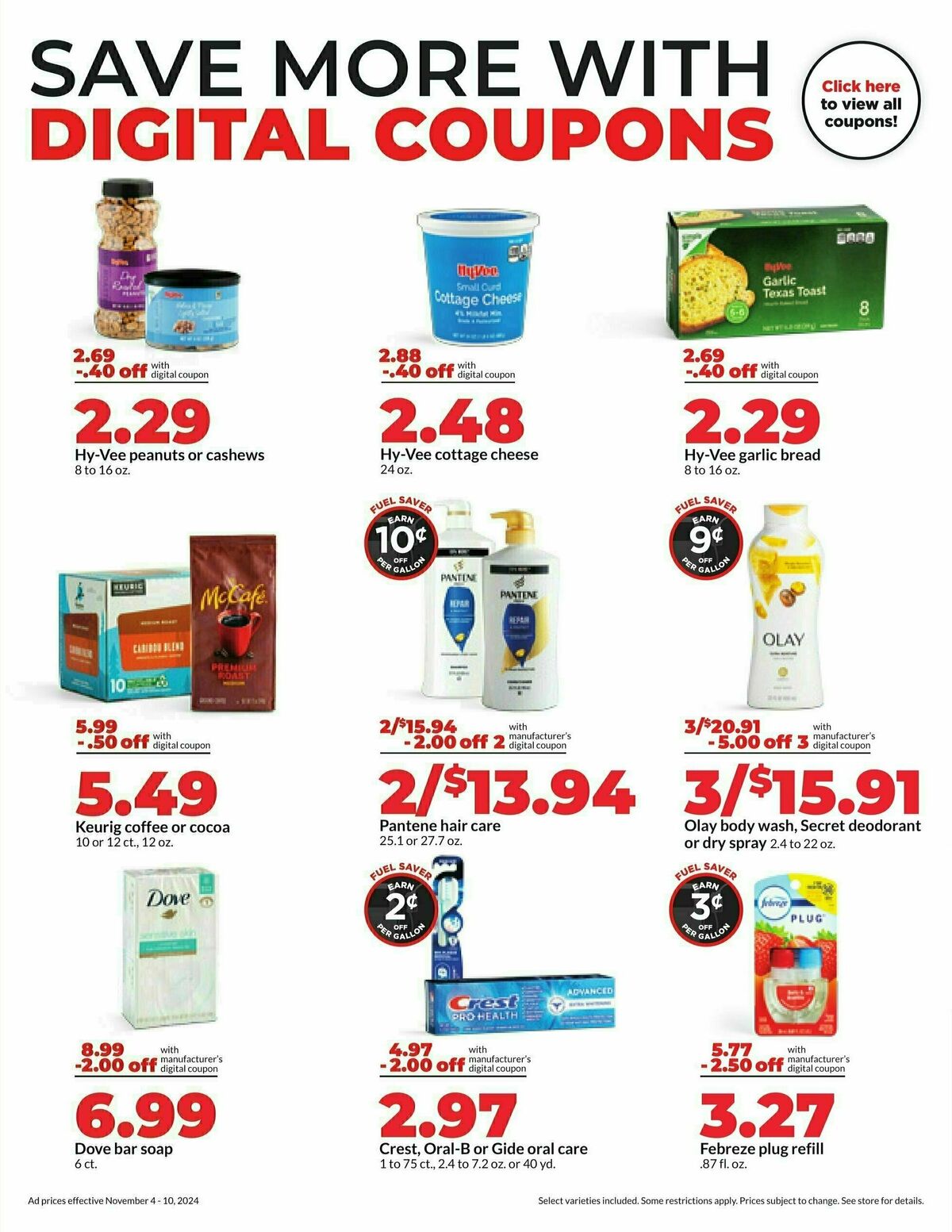 Hy-Vee Weekly Ad from November 4