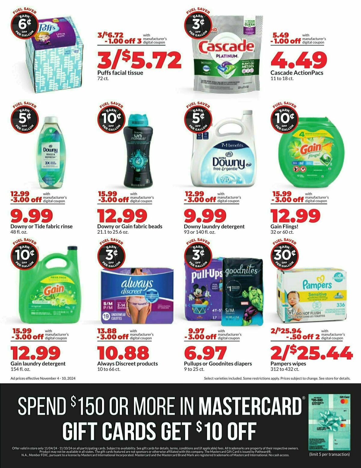 Hy-Vee Weekly Ad from November 4