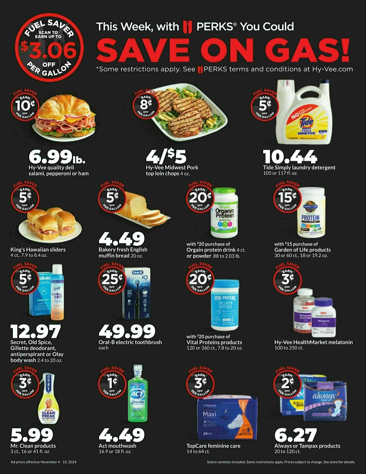 Hy-Vee Weekly Ad from November 4