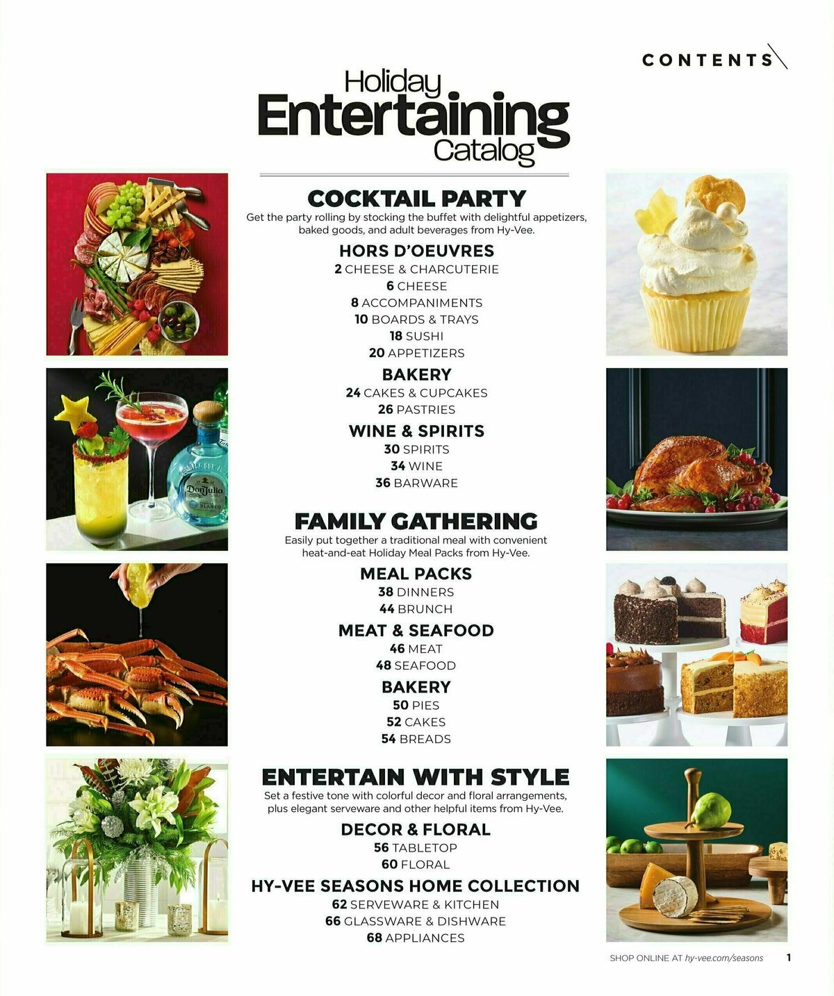 Hy-Vee Holiday Entertainment Catalog Weekly Ad from November 13