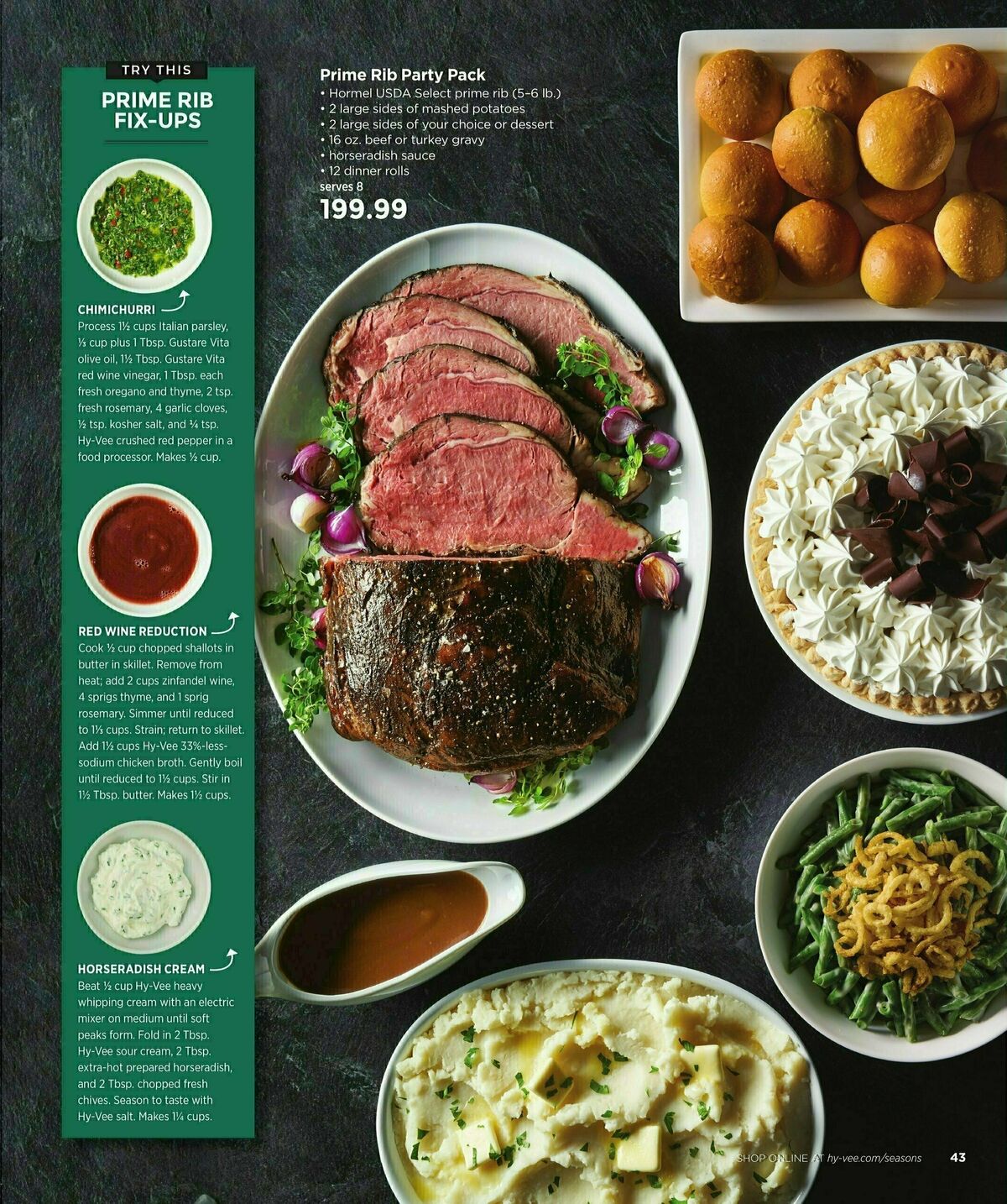 Hy-Vee Holiday Entertainment Catalog Weekly Ad from November 13