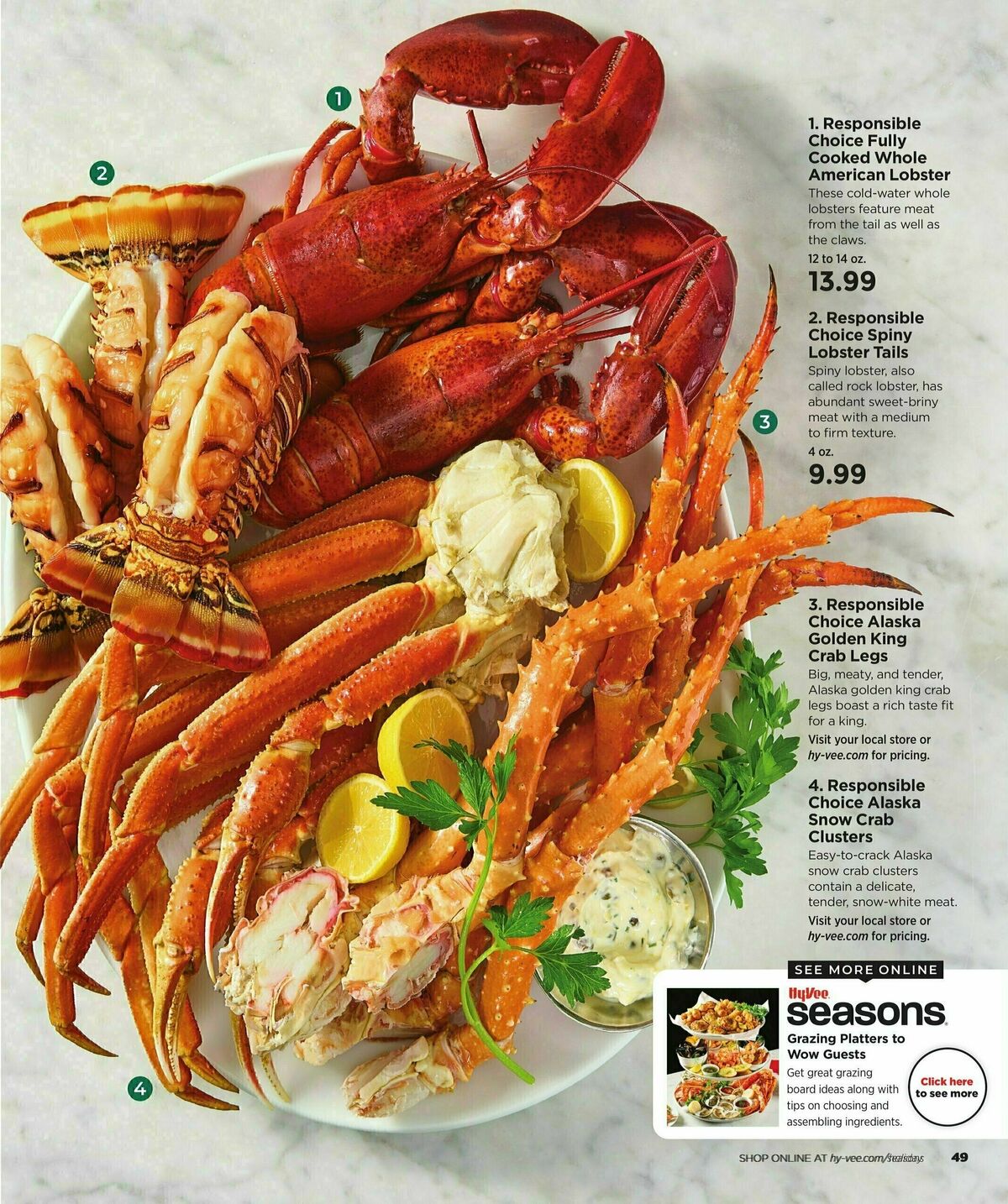 Hy-Vee Holiday Entertainment Catalog Weekly Ad from November 13