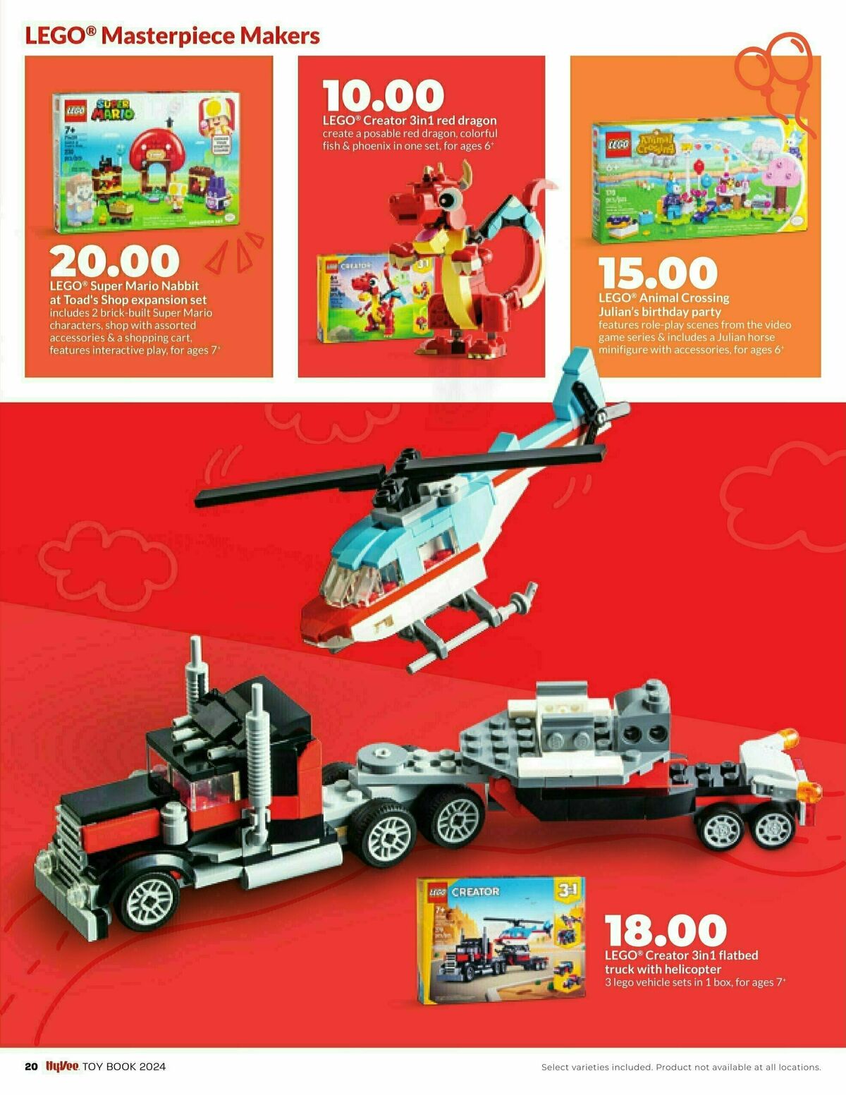 Hy-Vee Big Toy Book Weekly Ad from November 11