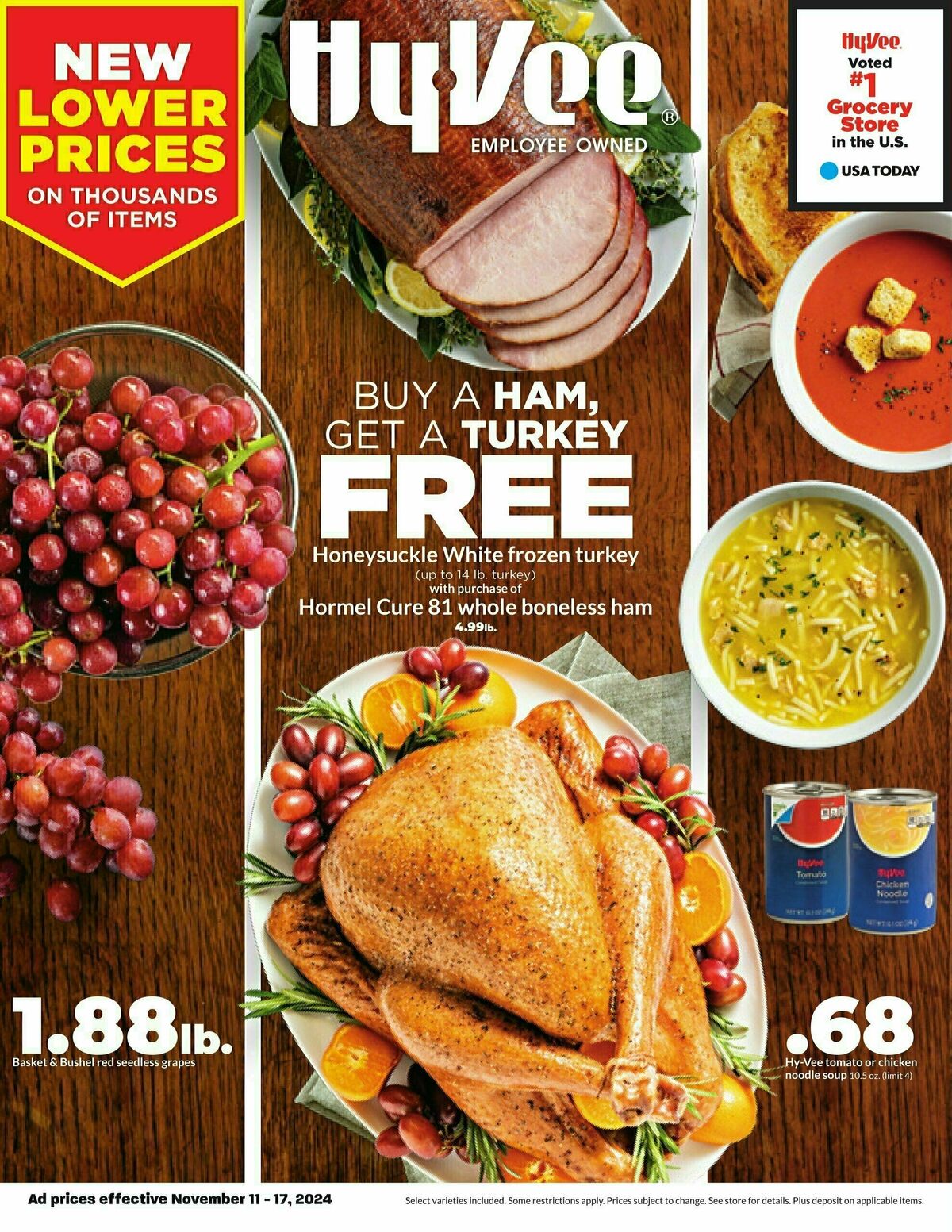 Hy-Vee Weekly Ad from November 11