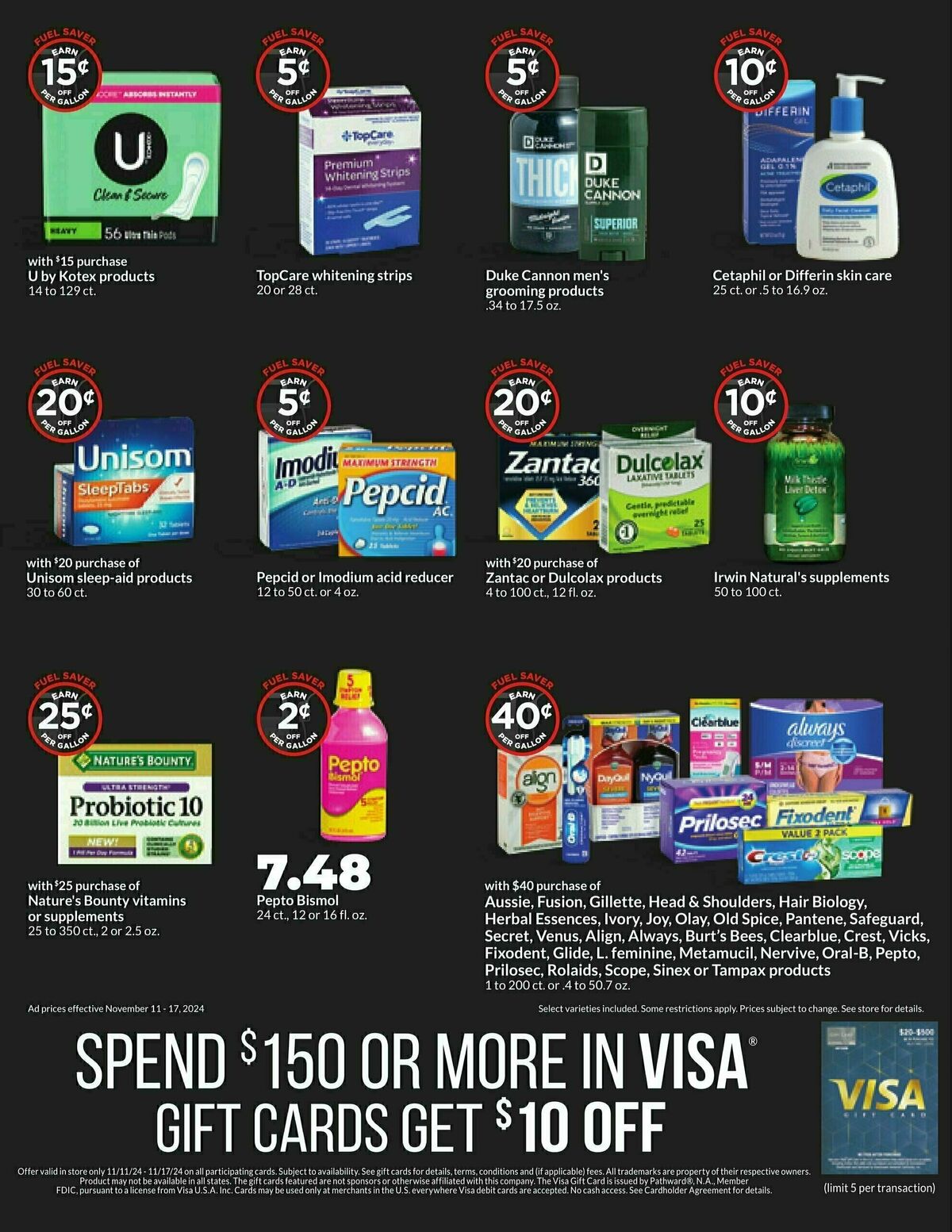 Hy-Vee Weekly Ad from November 11