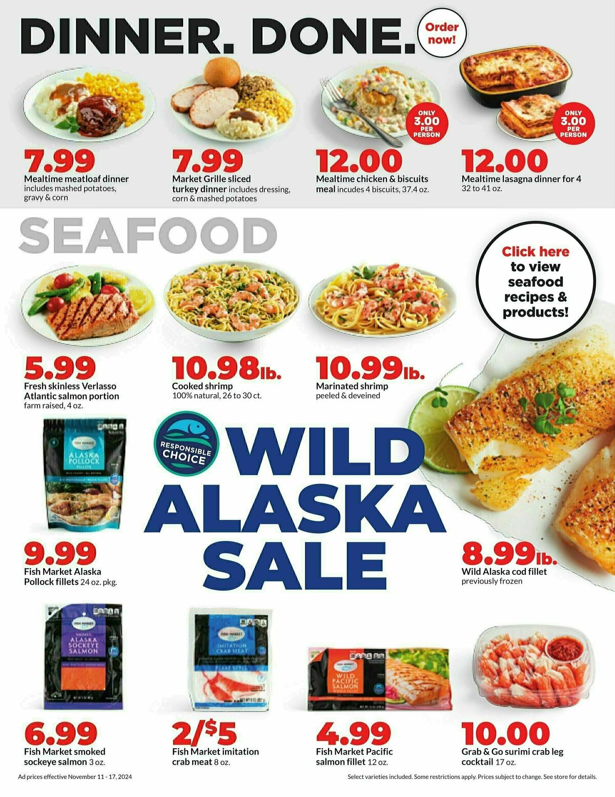 Hy-Vee Weekly Ad from November 11