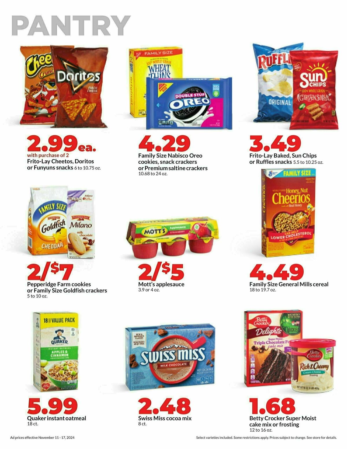 Hy-Vee Weekly Ad from November 11