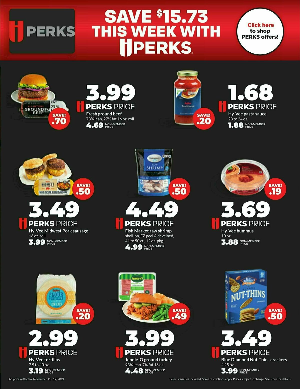 Hy-Vee Weekly Ad from November 11