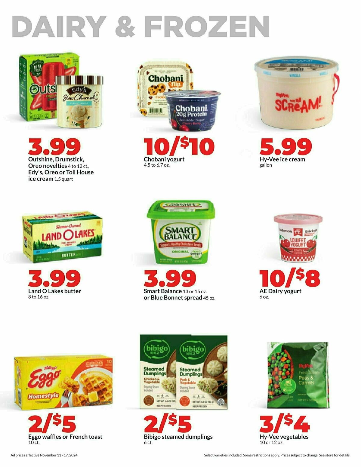 Hy-Vee Weekly Ad from November 11