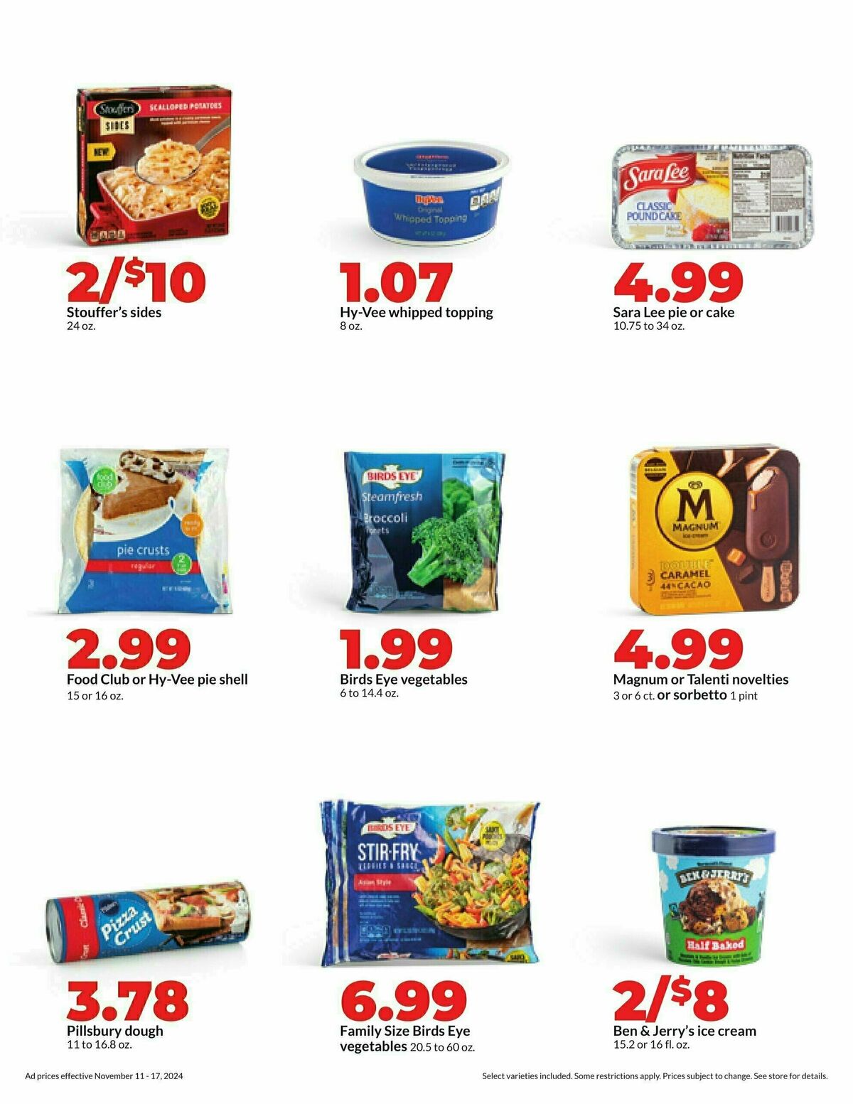 Hy-Vee Weekly Ad from November 11