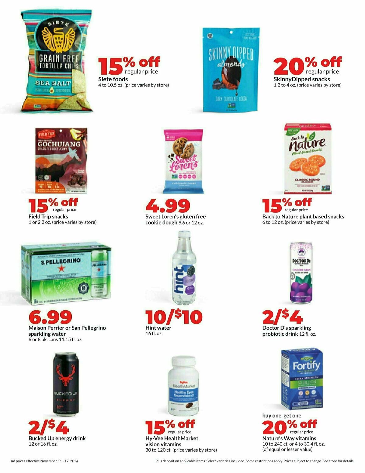 Hy-Vee Weekly Ad from November 11