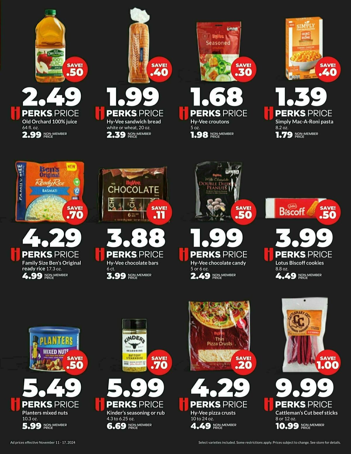 Hy-Vee Weekly Ad from November 11