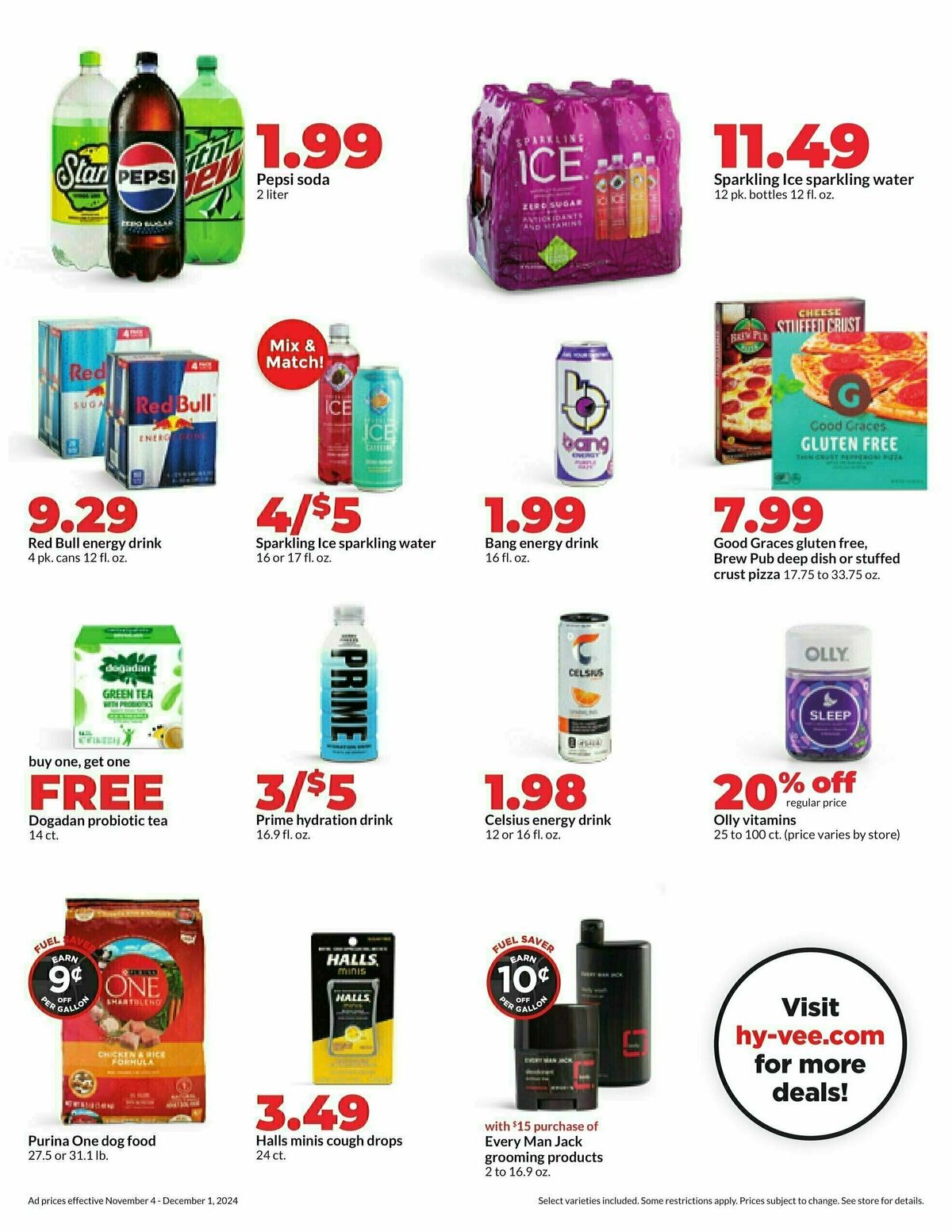 Hy-Vee Weekly Ad from November 11