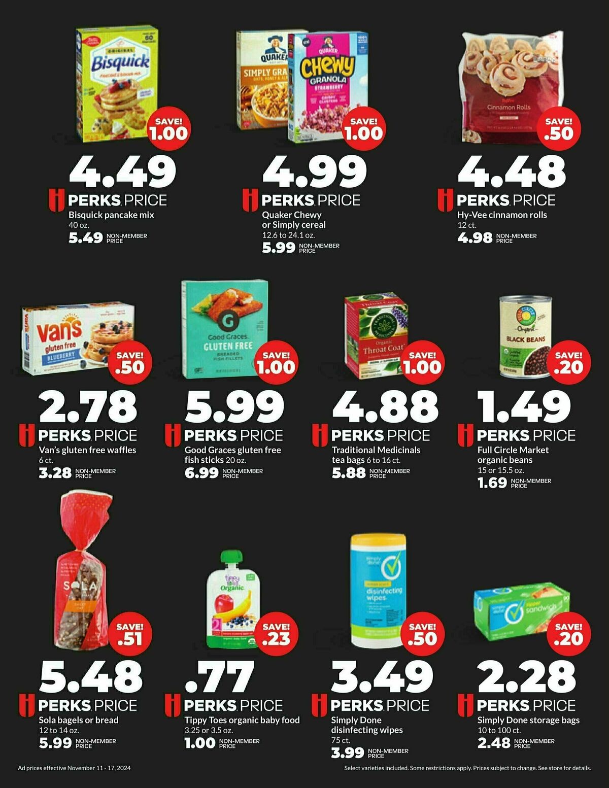 Hy-Vee Weekly Ad from November 11