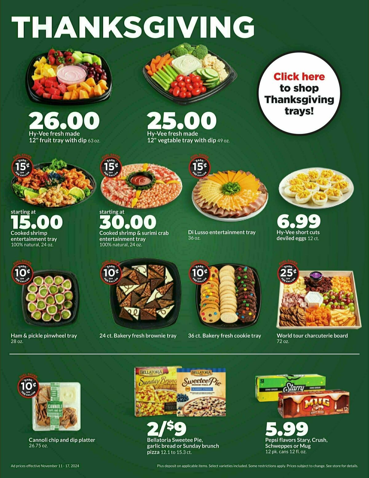 Hy-Vee Weekly Ad from November 11