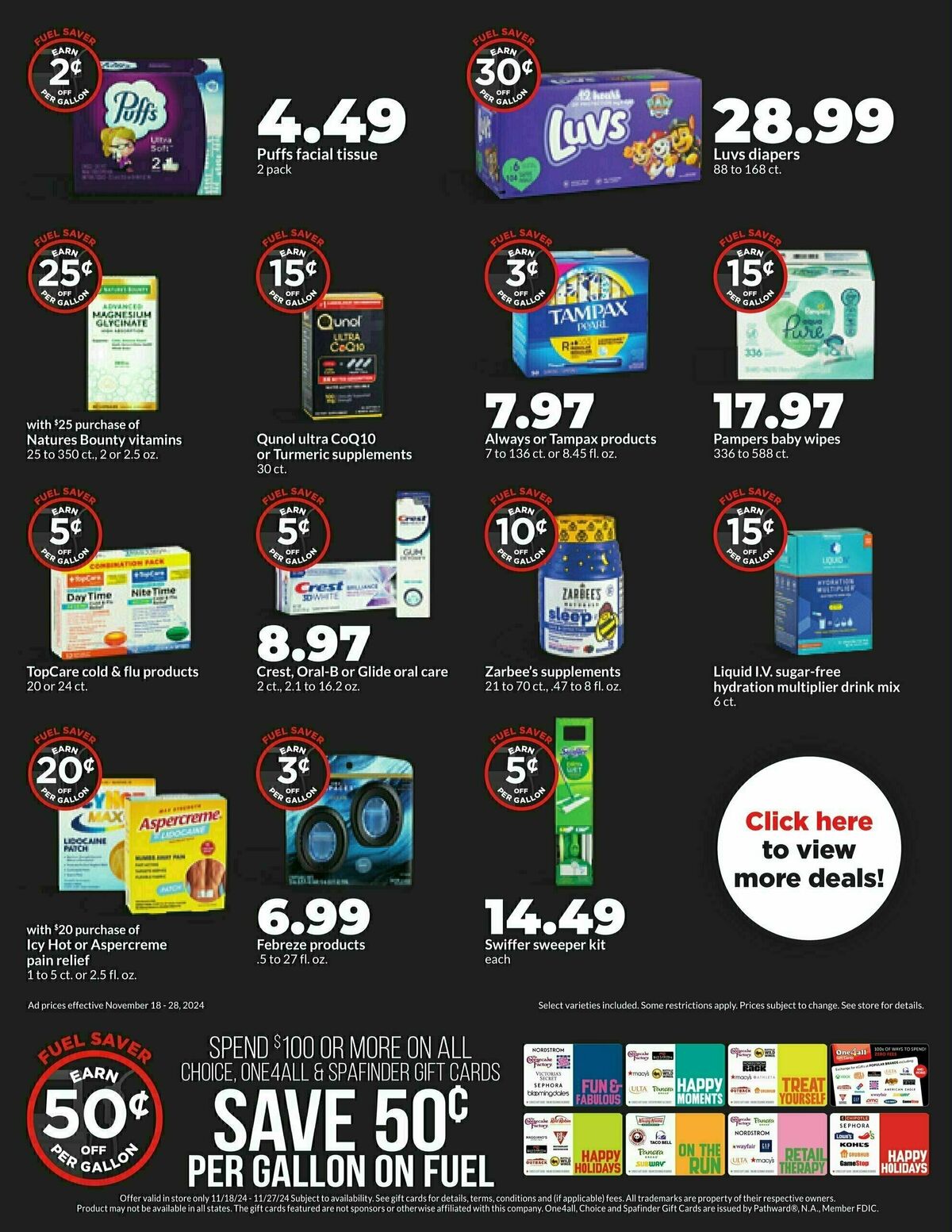 Hy-Vee Weekly Ad from November 18