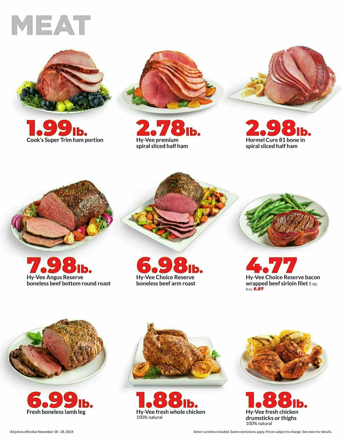 Hy-Vee Weekly Ad from November 18