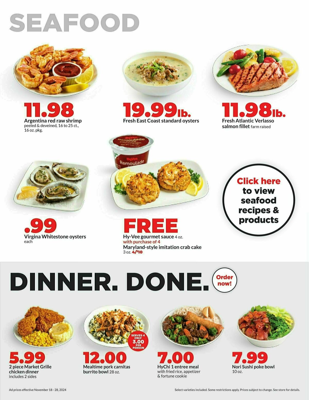 Hy-Vee Weekly Ad from November 18