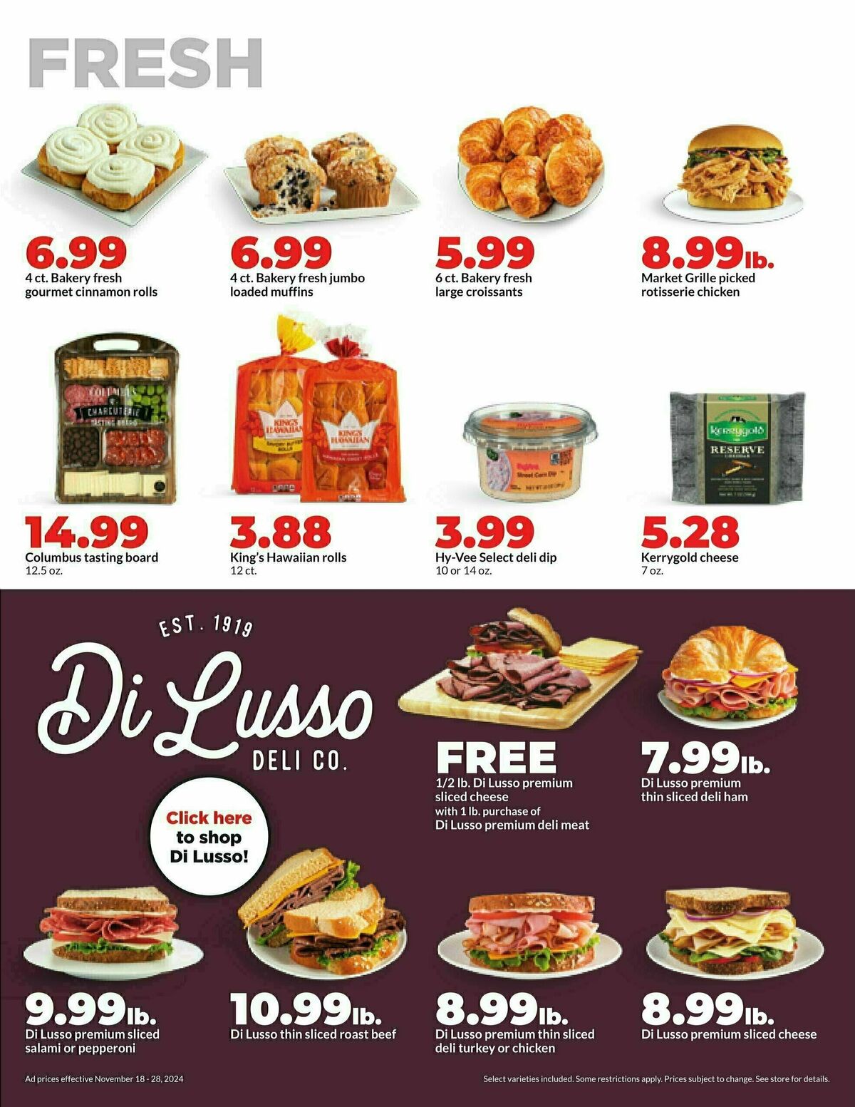 Hy-Vee Weekly Ad from November 18