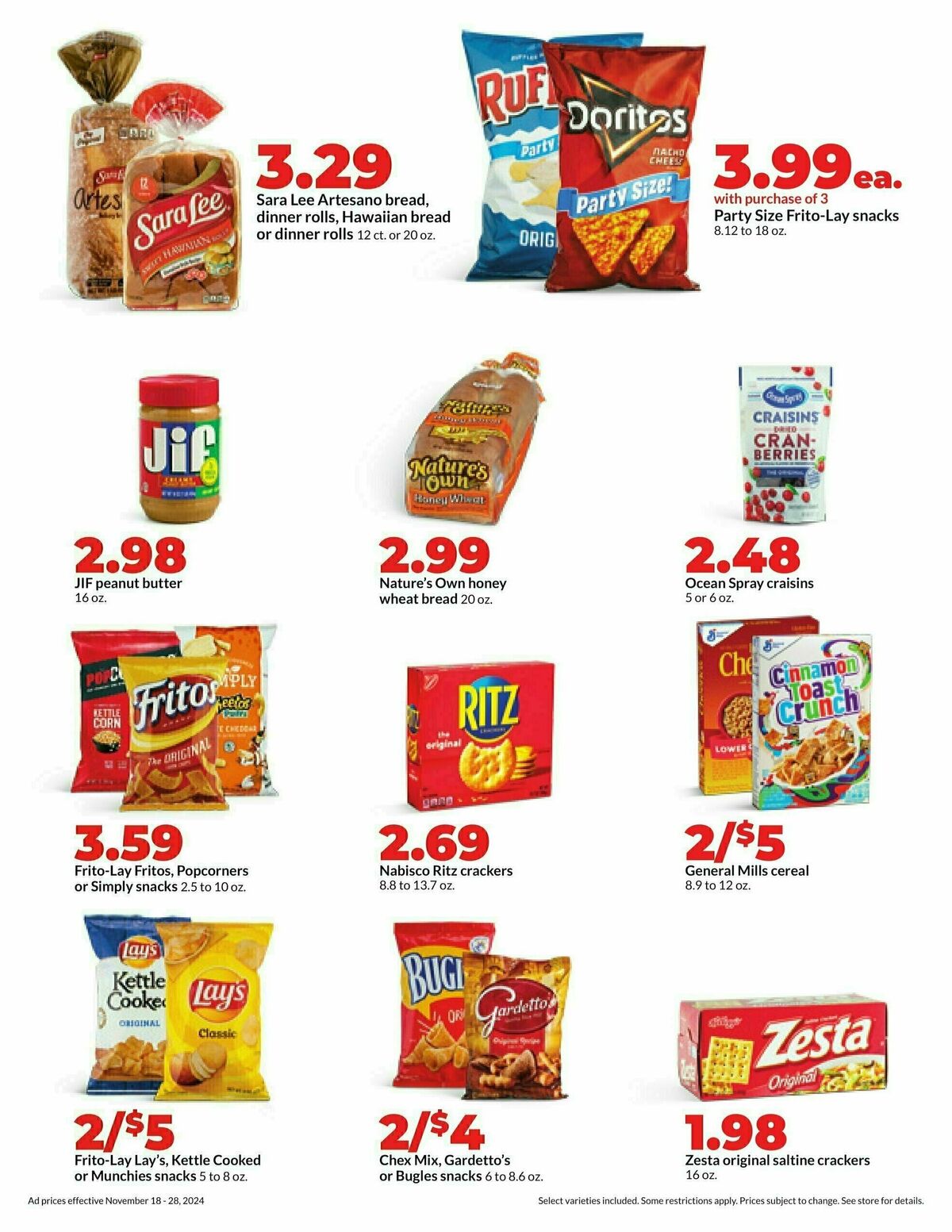 Hy-Vee Weekly Ad from November 18