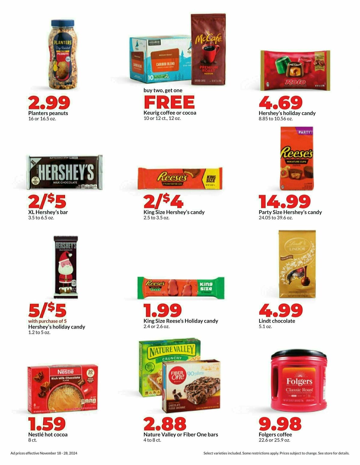 Hy-Vee Weekly Ad from November 18