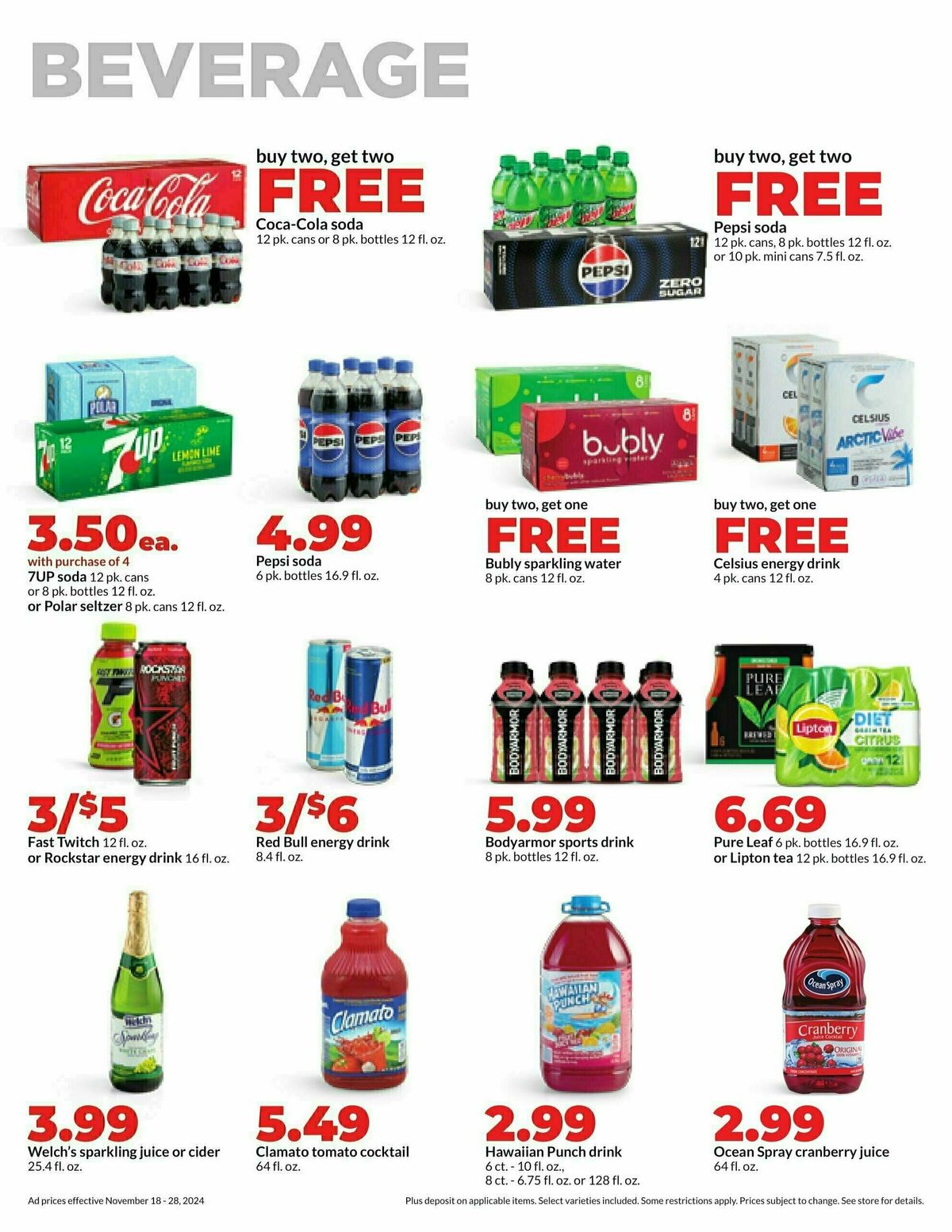 Hy-Vee Weekly Ad from November 18