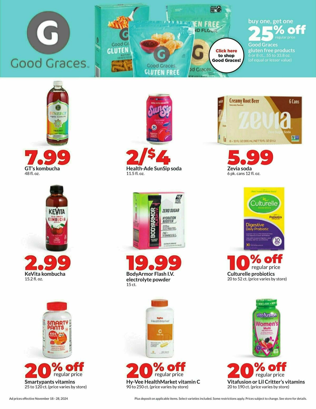 Hy-Vee Weekly Ad from November 18