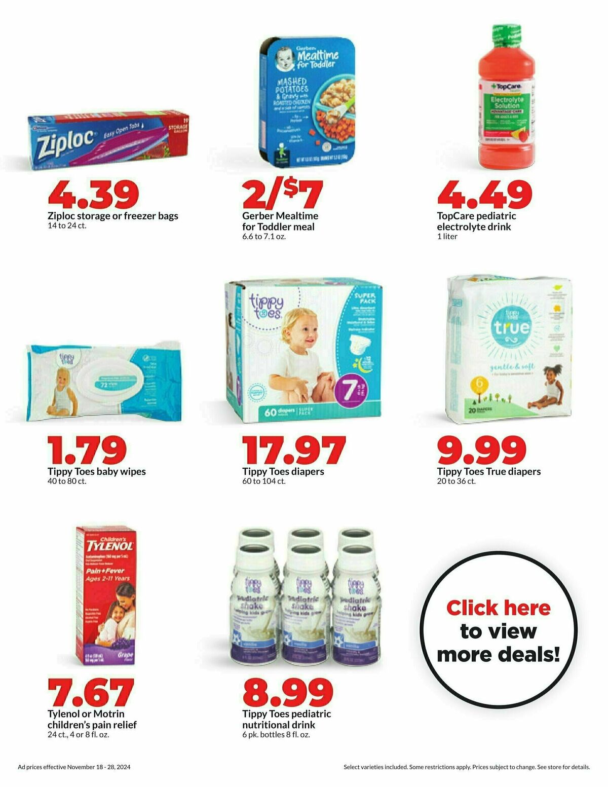 Hy-Vee Weekly Ad from November 18