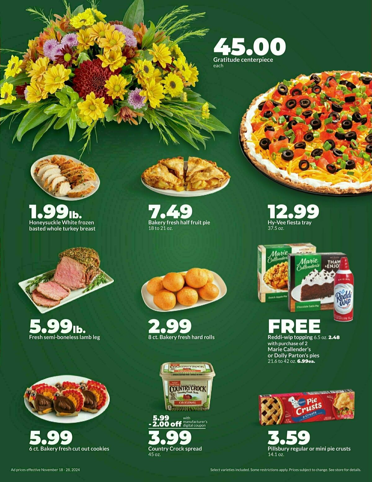 Hy-Vee Weekly Ad from November 18