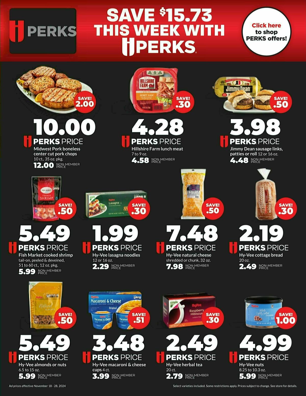 Hy-Vee Weekly Ad from November 18