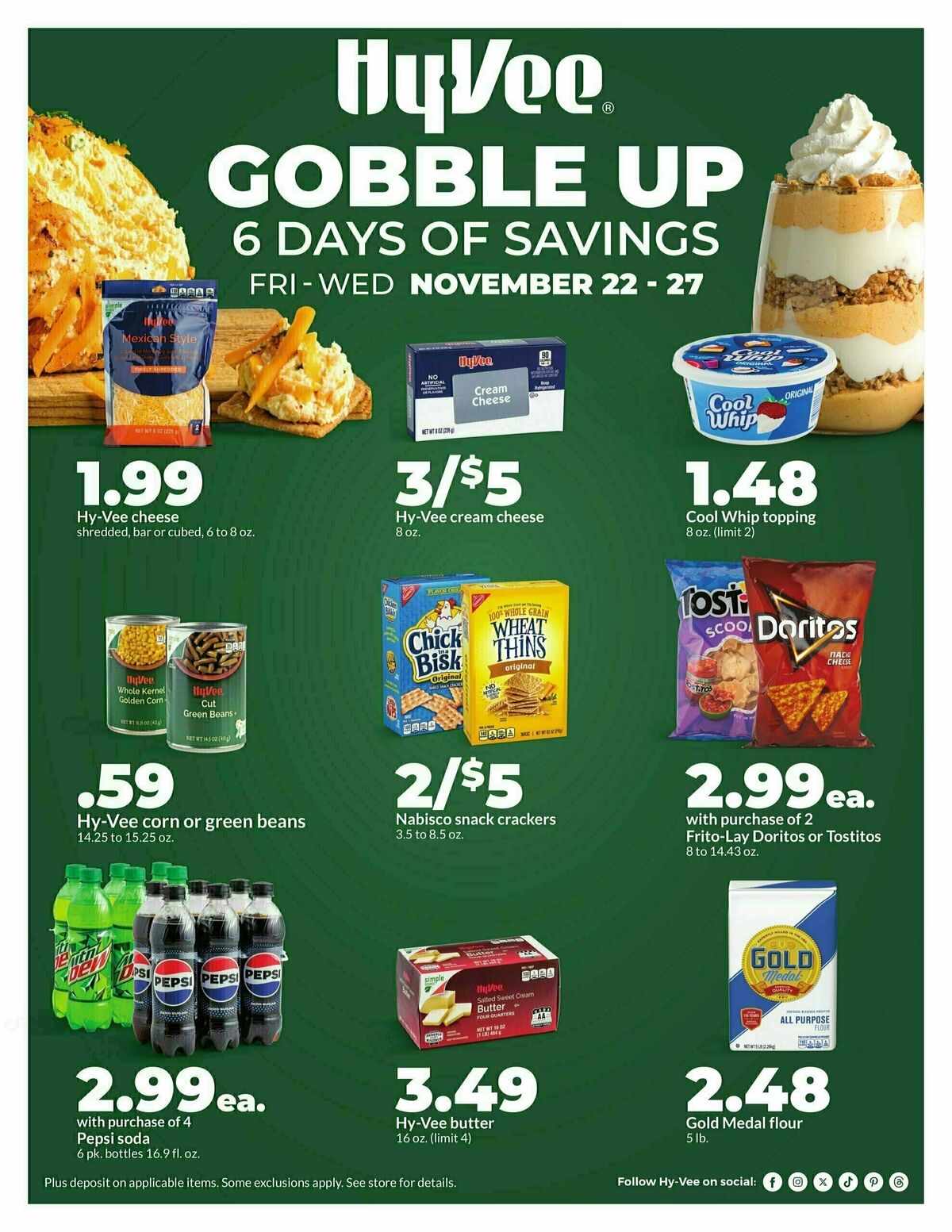 Hy-Vee Weekly Ad from November 22